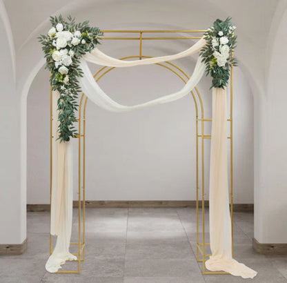 Gold wedding Arch