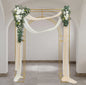 Gold wedding Arch